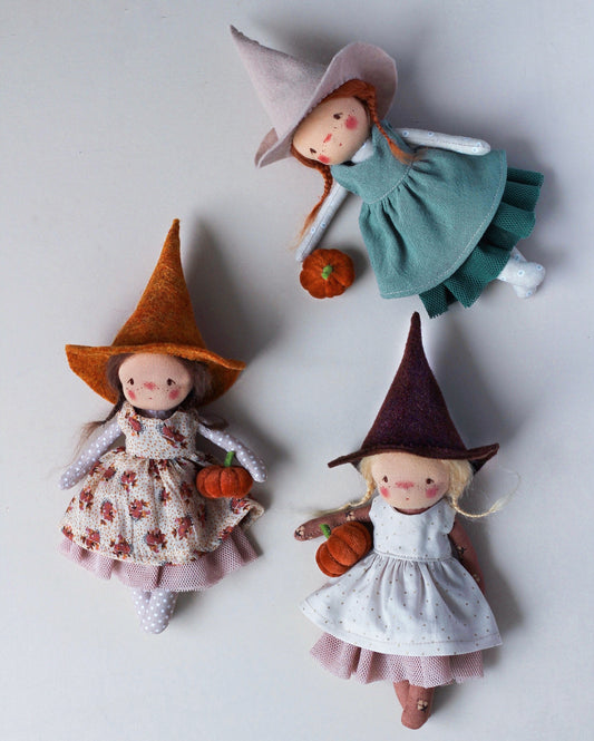 Online course *  The Witch Waldorf Doll