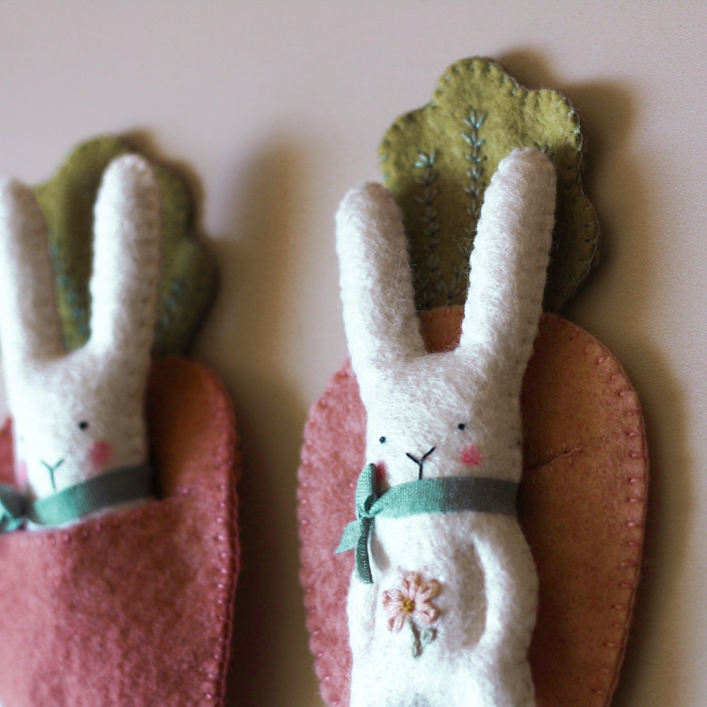 Workshop * Felt Mini Bunny & Carrot Bed
