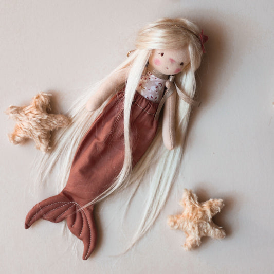 Doll clothes sewing pattern : Mermaid tail
