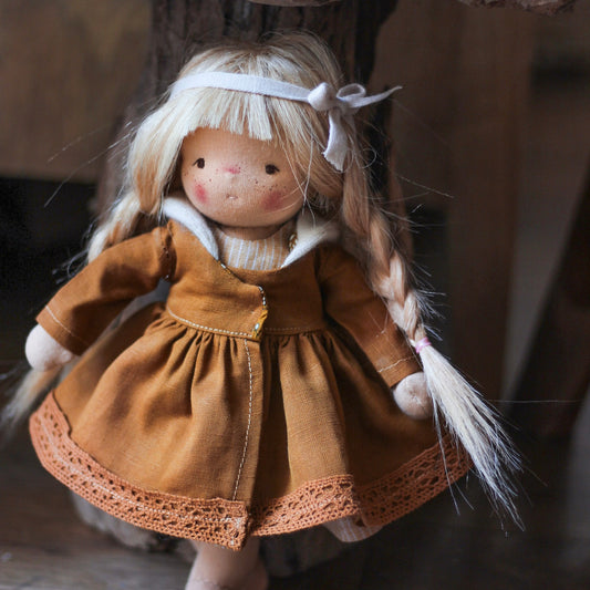 Doll clothes sewing pattern : Wrap dress