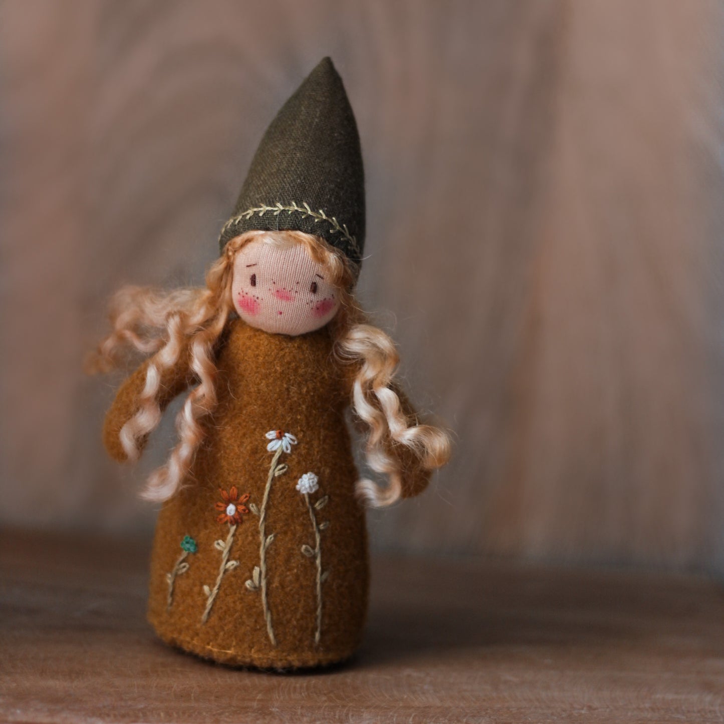 Kit * Pixie & felt Mushroom